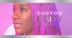 Gorgeous blunt bob with a custom ombre plum and lavender 